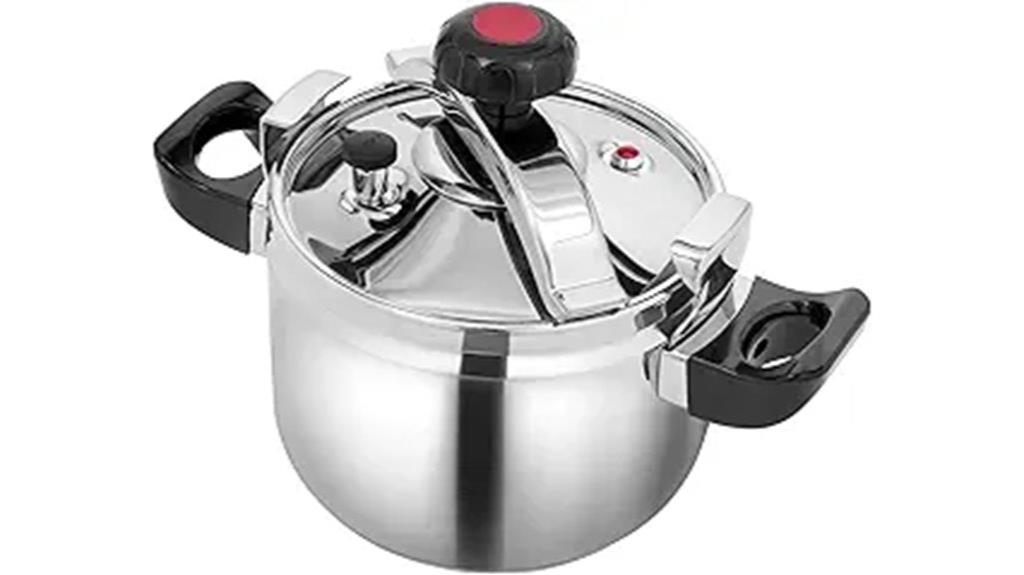 six quart steel cooker