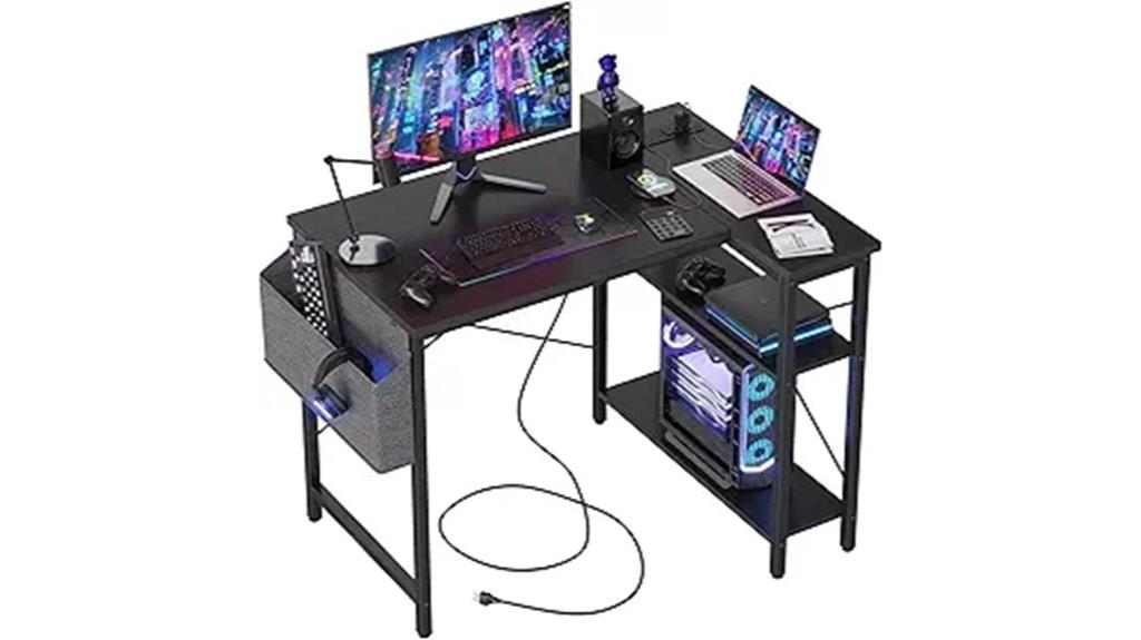 small l shaped desk