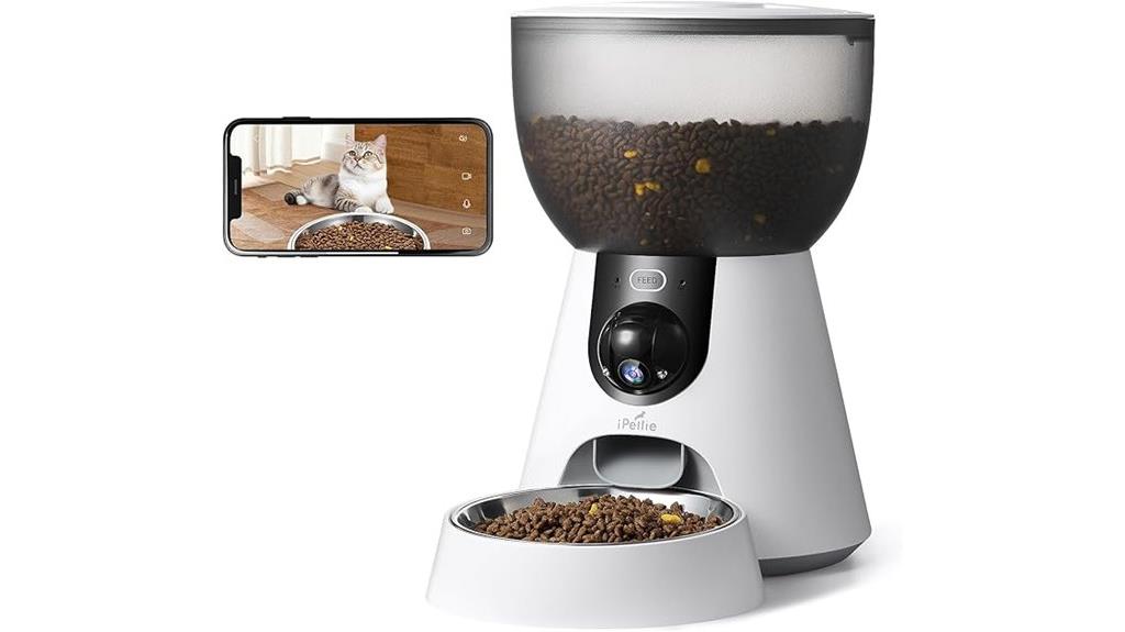 smart pet feeder camera