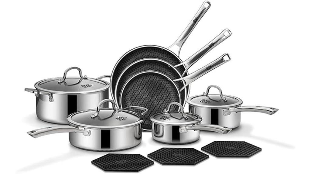 snowclad 14 piece cookware