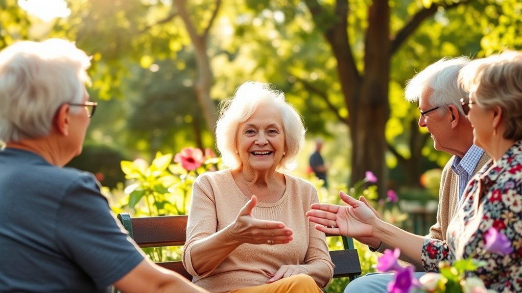 social support fosters positive aging
