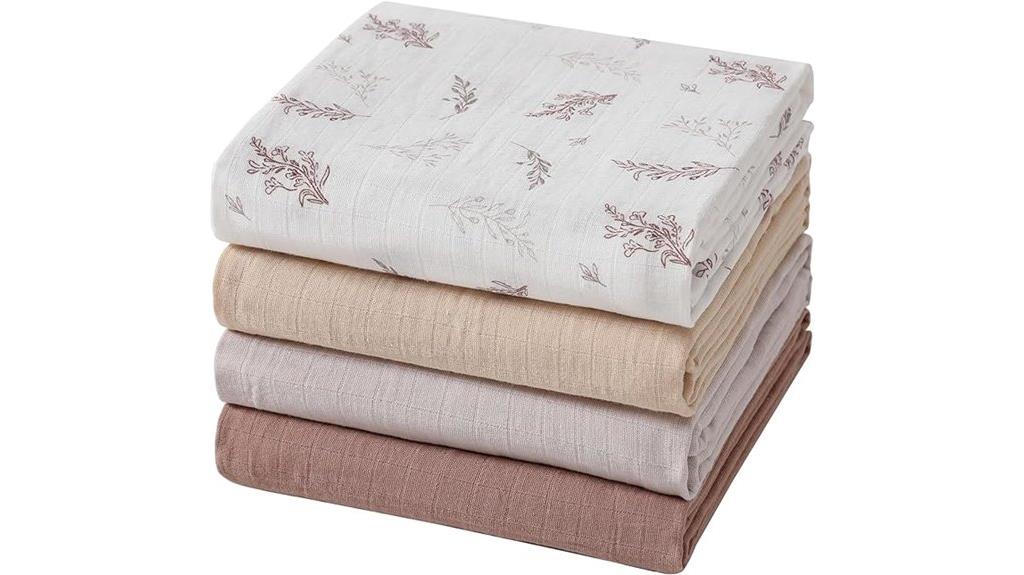 soft baby swaddle blanket set