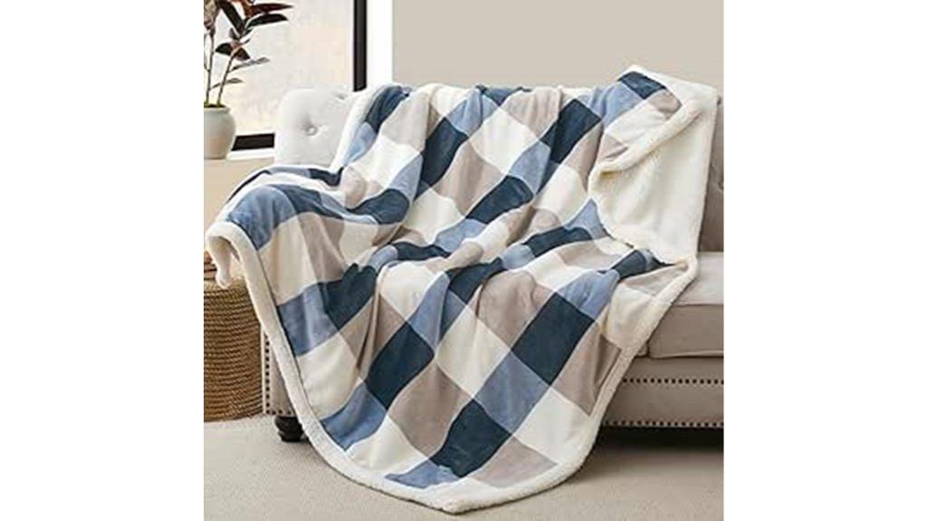 soft sherpa couch blanket