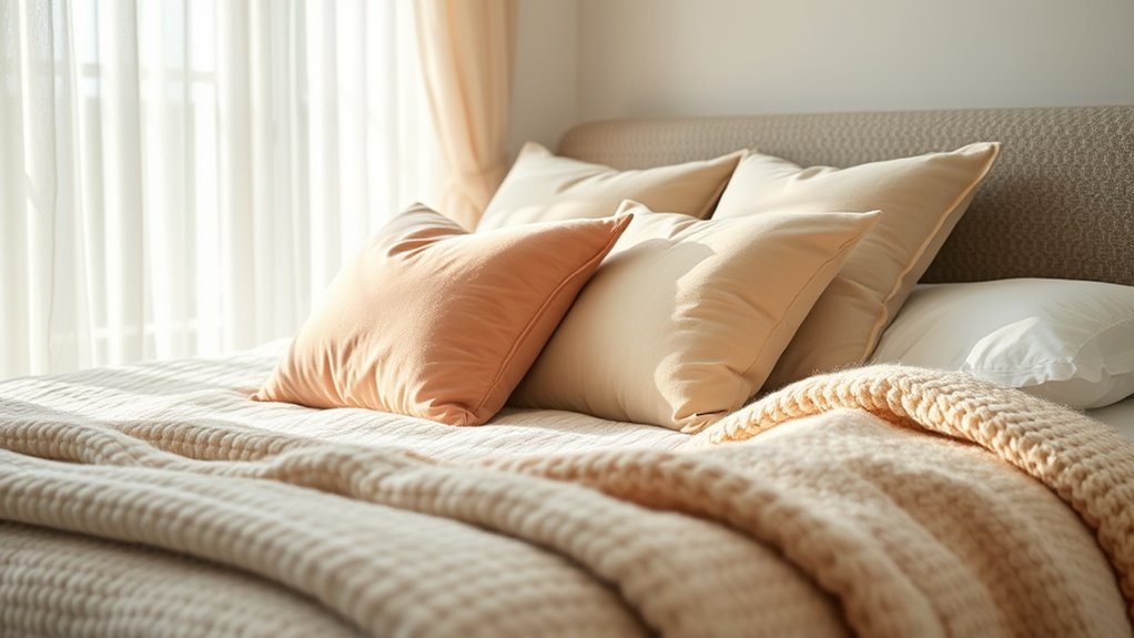 soft textiles enhance bedroom comfort