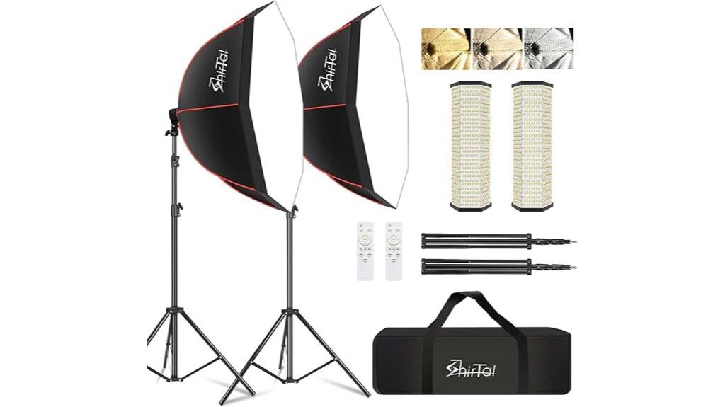 softbox lighting kit details