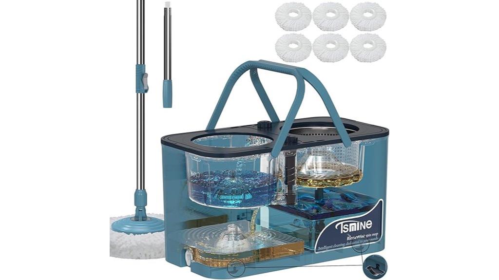 spin mop with extras