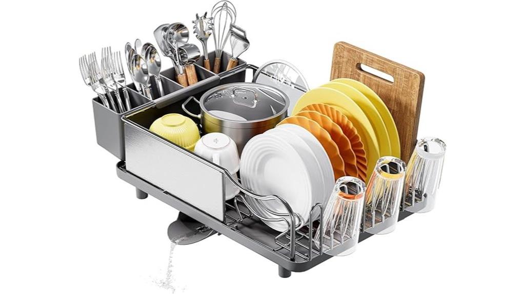 stainless steel kitchen organizer