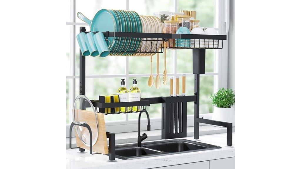 stainless steel sink organizer