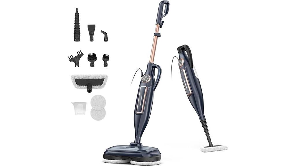 steam mop with led
