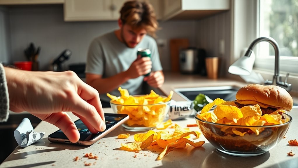 stress induced eating and inactivity