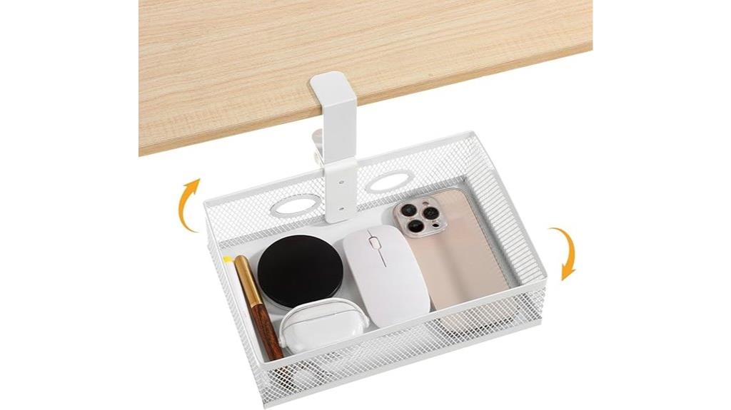 sturdy clamp on desk organizer