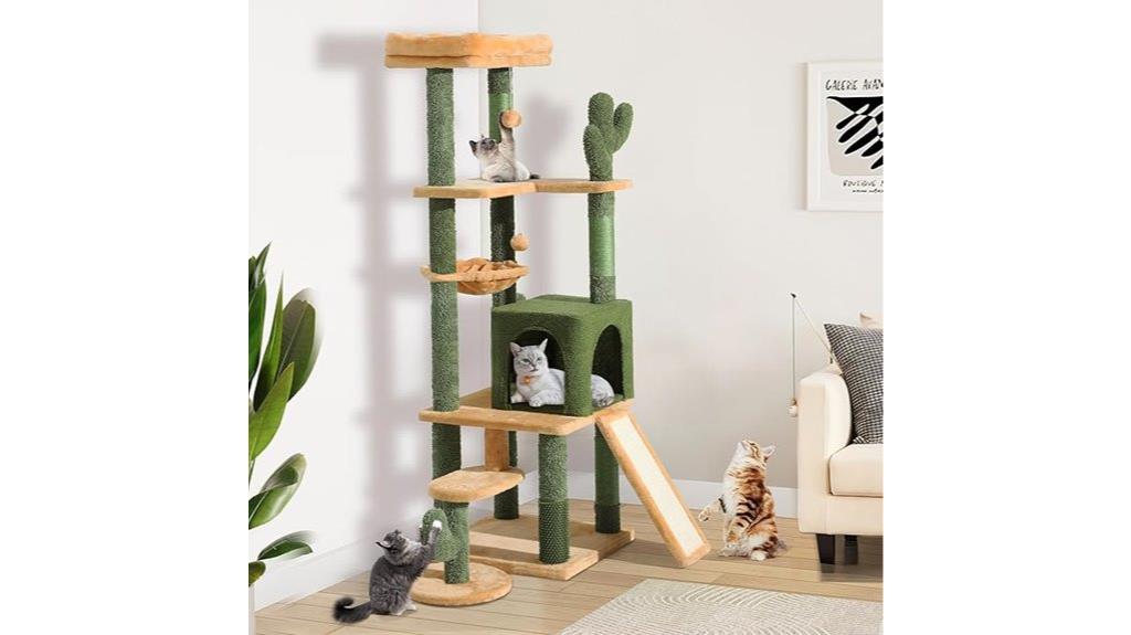 tall cactus cat tree