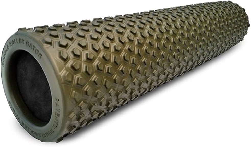 textured foam roller massage