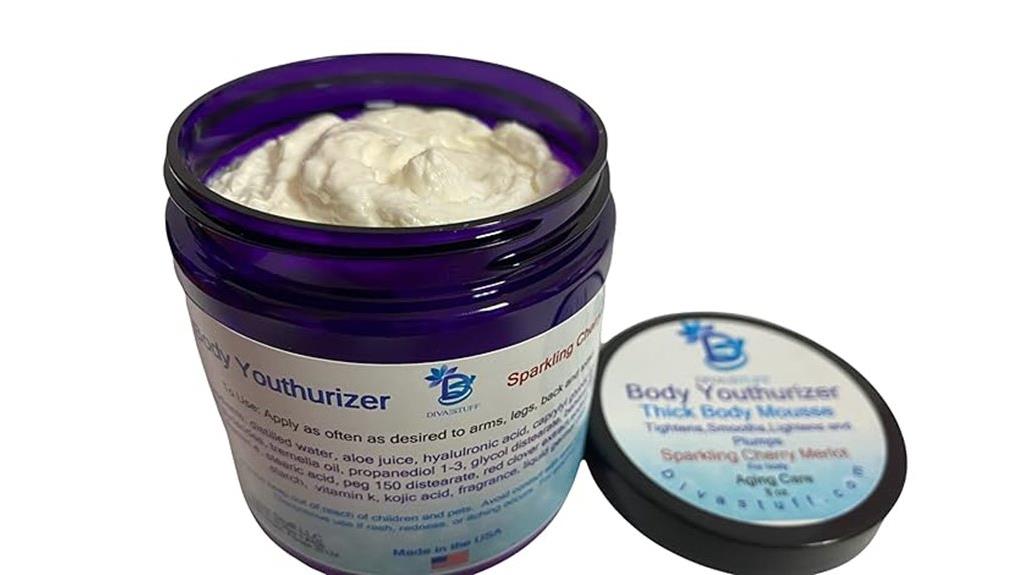 thick mousse for crepey skin