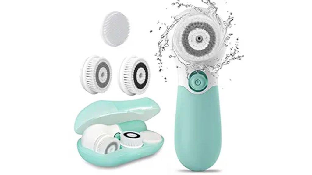 three head dual speed brush