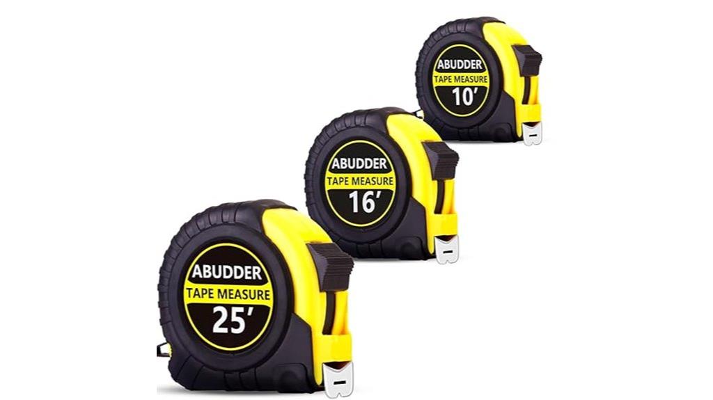 three retractable fraction tape