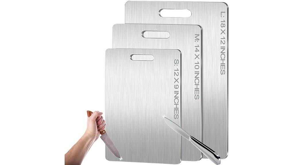 titanium double sided cutting board