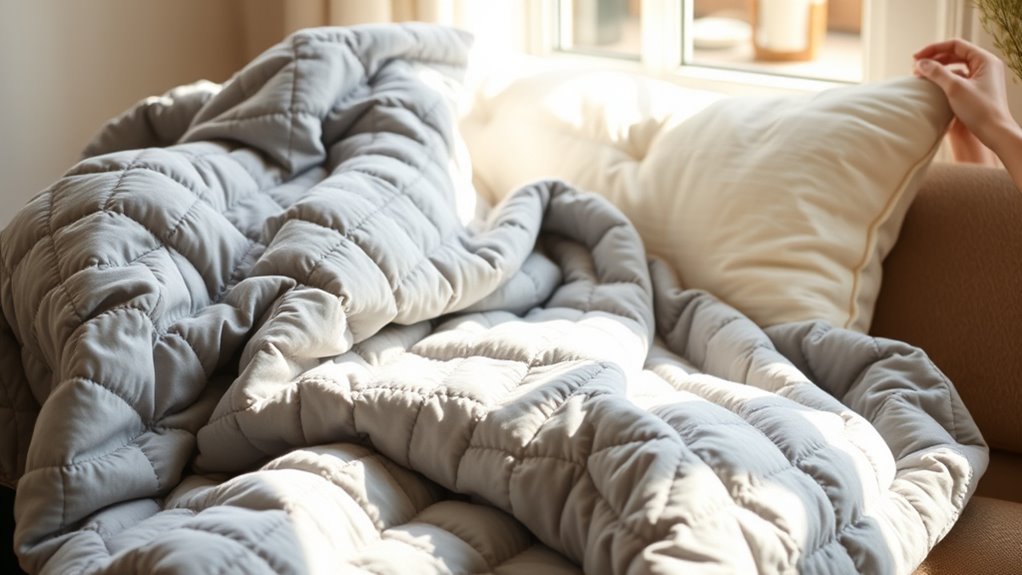 top anxiety relief weighted blankets