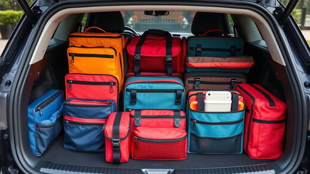 top car trunk organizers