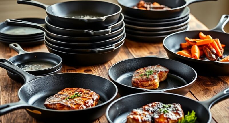 top durable cast iron skillets