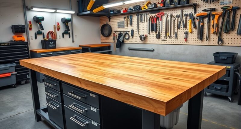 top garage workbenches selection