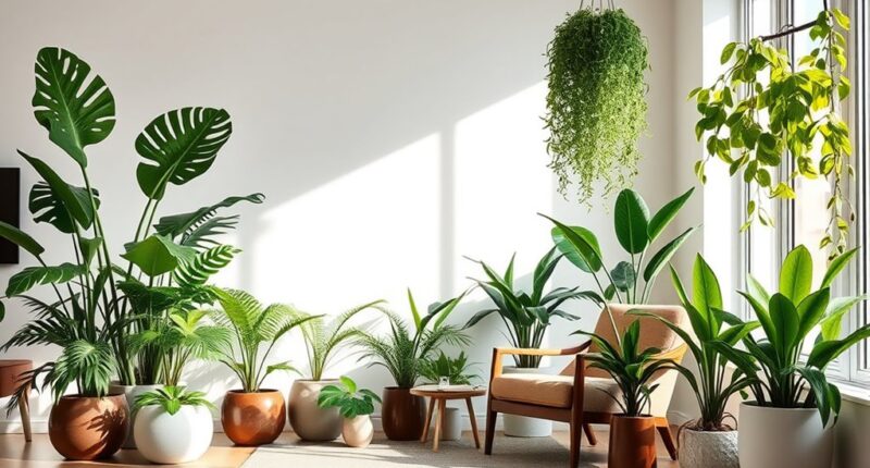 top indoor air purifying plants