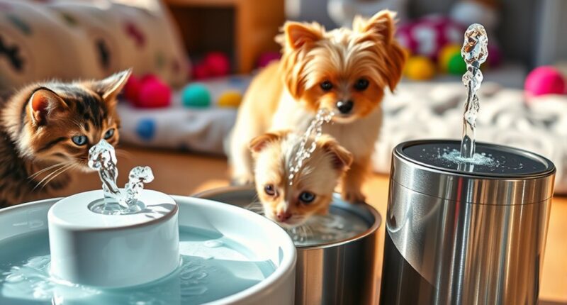 top pet water fountain picks