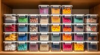 top storage bins with lids
