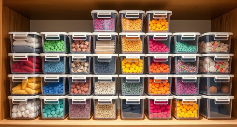top storage bins with lids