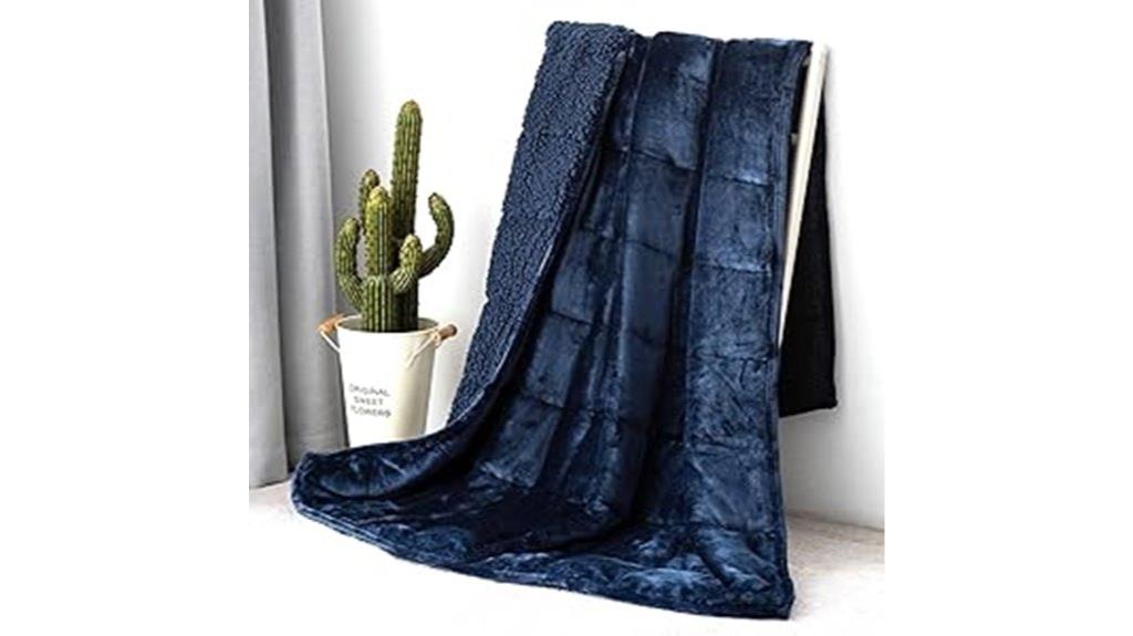 topblan sherpa 15lb blanket