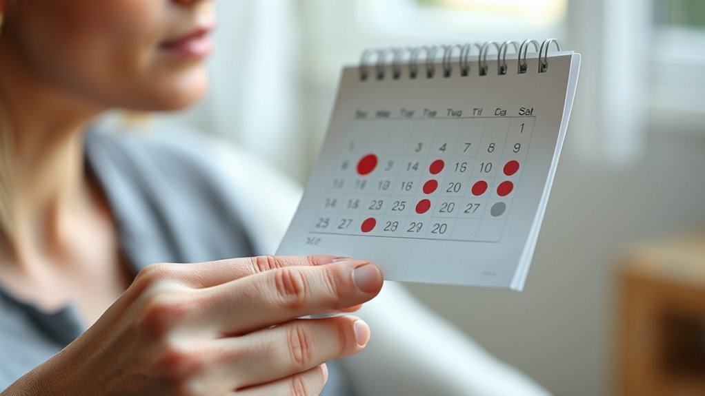 tracking menstrual cycle changes