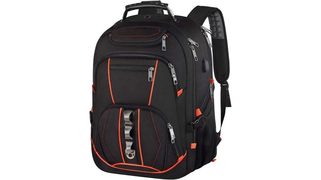 travel backpack with charging