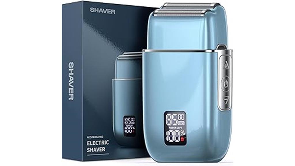 travel friendly waterproof rechargeable razor