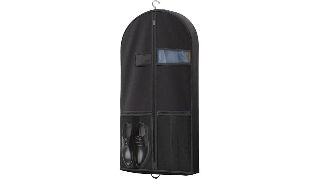 travel garment bag with accessories