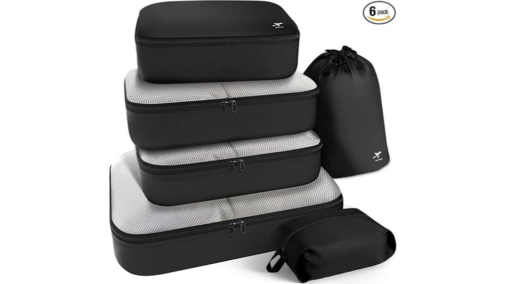 travel organization luggage cubes