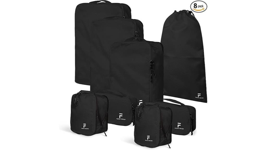 travel organization packing cubes
