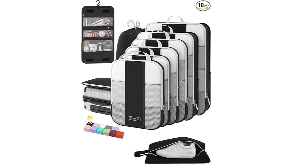 travel packing cube set
