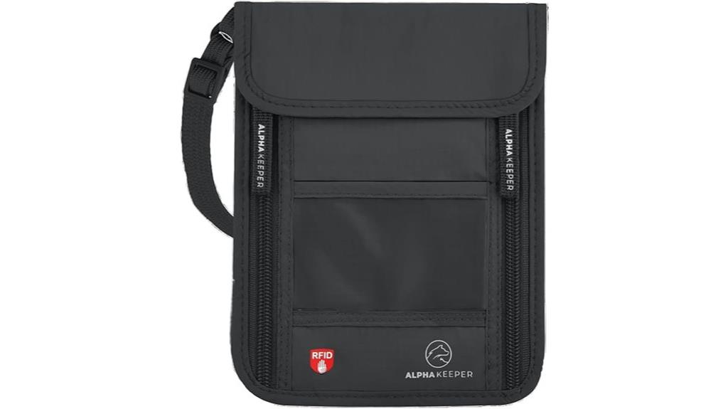 travel passport neck wallet