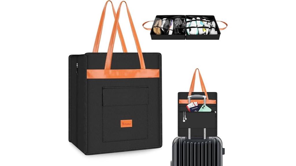 travel shoe bag with pockets