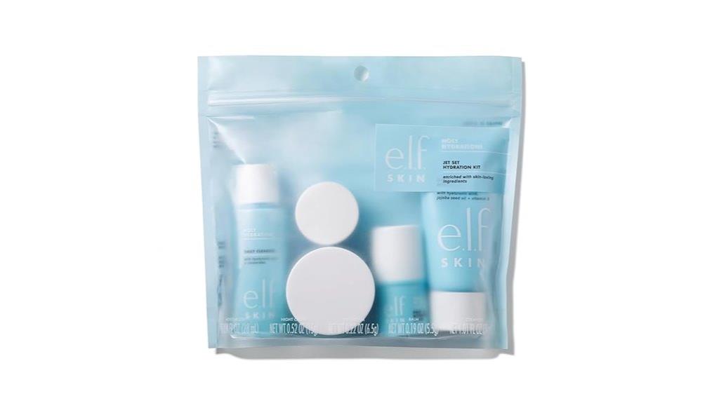 travel size hydrating skincare set