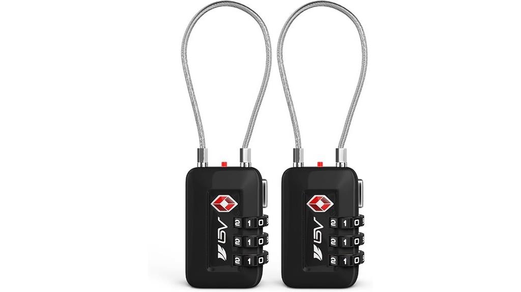 tsa approved luggage lock