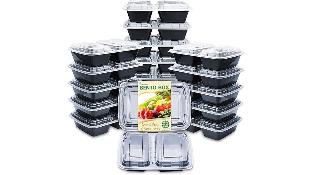 twenty meal prep containers