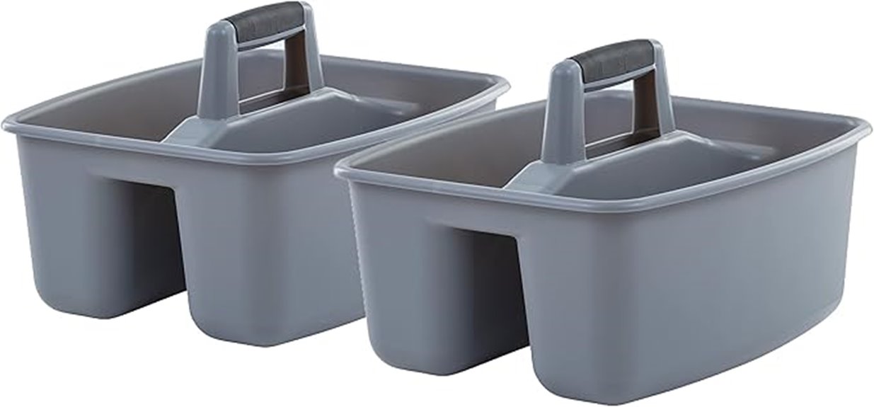 two cleaning caddies pack