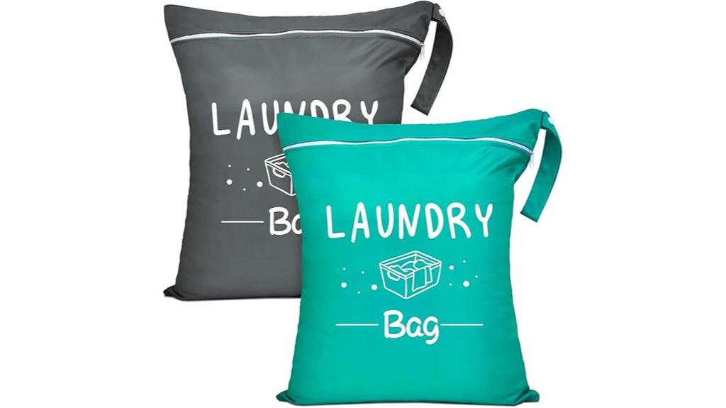 two large laundry bags