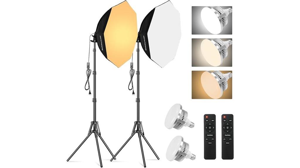 two pack softbox lighting