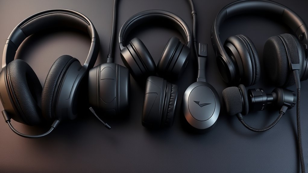 types of gaming headsets