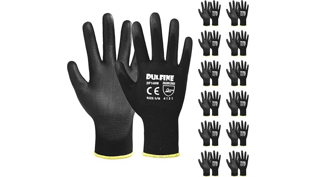 ultra thin pu coated gloves