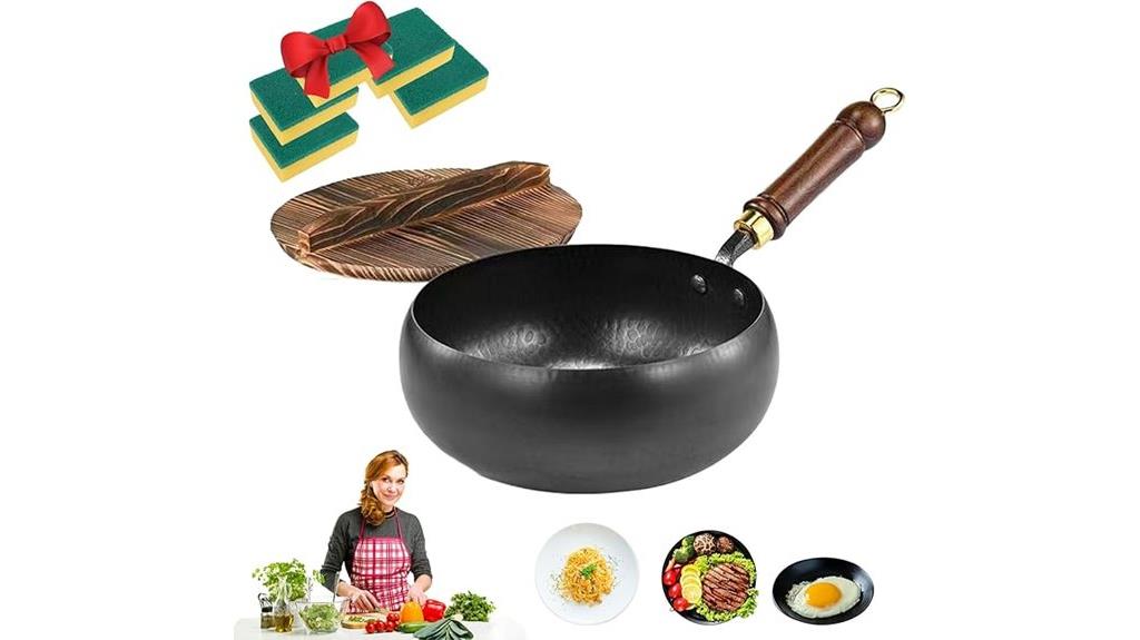 uncoated japanese iron pan