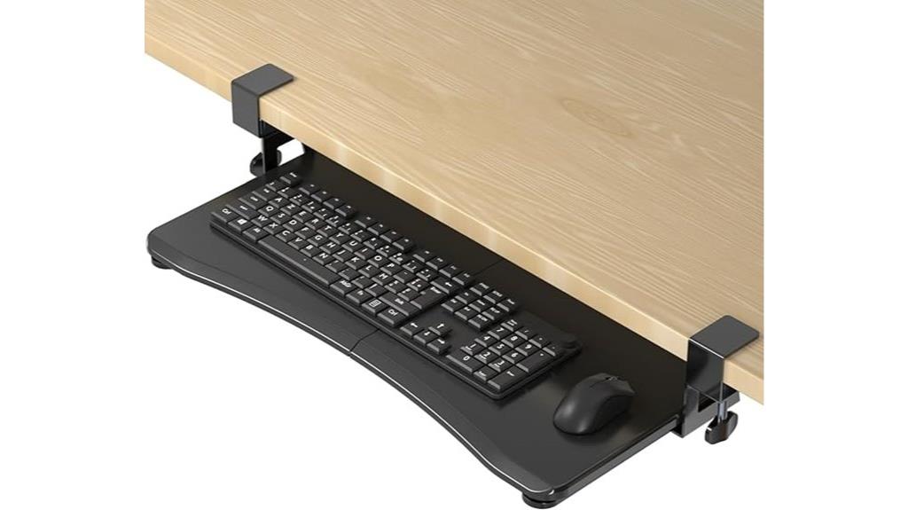 under desk keyboard tray