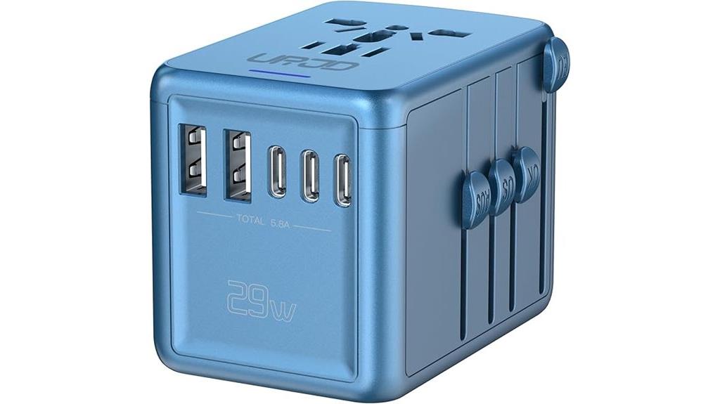 universal multi port travel charger